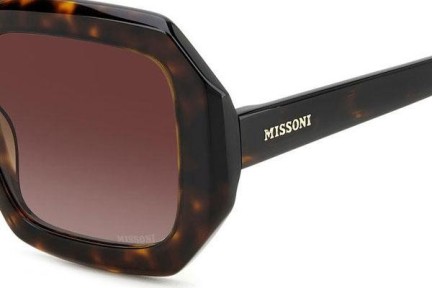 Zonnebril Missoni MIS0113/S 086/HA Vierkant Havana