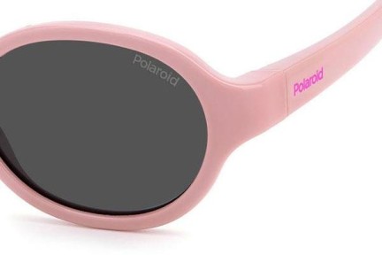 Zonnebril Polaroid Junior PLDK004/S 35J/M9 Polarized Ovaal Roze