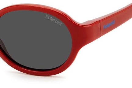 Zonnebril Polaroid Junior PLDK004/S C9A/M9 Polarized Ovaal Rood