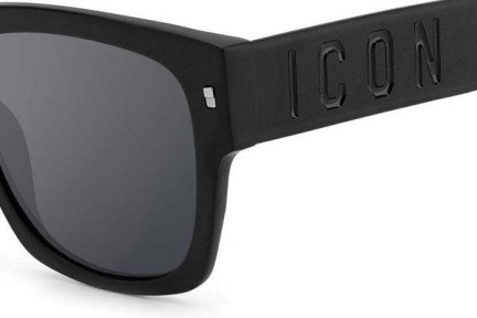 Zonnebril Dsquared2 ICON0004/S 003/T4 Vierkant Zwart