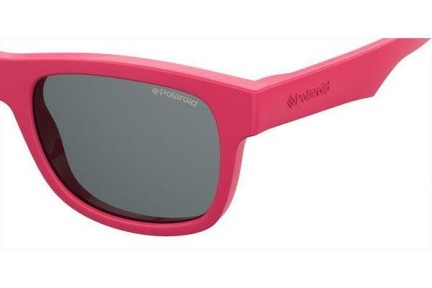 Zonnebril Polaroid Junior PLD8020/S/SM 35J/M9 Polarized Vierkant Roze