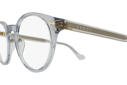 Brillen Gucci GG0738O 006 Ronde Grijs