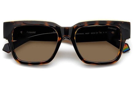 Zonnebril Polaroid PLD6198/S/X 086/SP Polarized Vierkant Havana