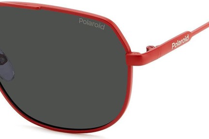 Zonnebril Polaroid PLD6195/S/X 0Z3/M9 Polarized Pilot Rood