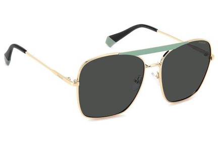 Zonnebril Polaroid PLD6201/S/X 3JN/M9 Polarized Vierkant Goud