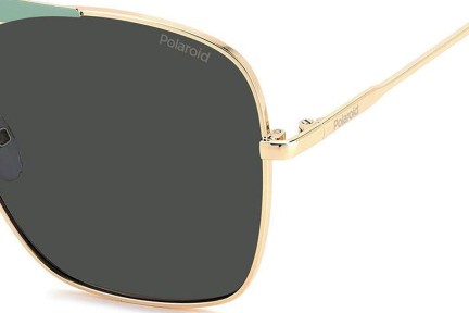 Zonnebril Polaroid PLD6201/S/X 3JN/M9 Polarized Vierkant Goud