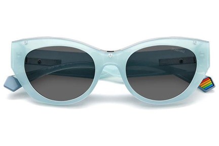 Zonnebril Polaroid PLD6199/S/X MVU/M9 Polarized Cat Eye Blauw