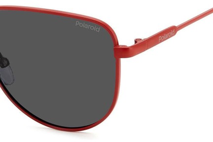 Zonnebril Polaroid PLD6196/S/X 0Z3/M9 Polarized Ovaal Rood