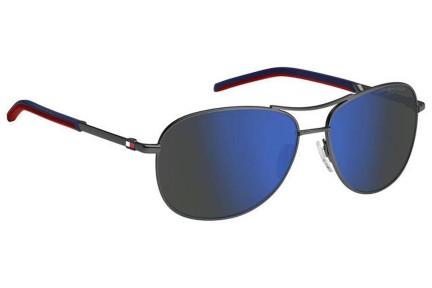 Zonnebril Tommy Hilfiger TH2023/S R80/ZS Pilot Zilver