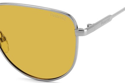 Zonnebril Polaroid PLD6196/S/X 6LB/MU Polarized Ovaal Zilver