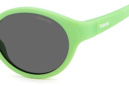 Zonnebril Polaroid Junior PLDK007/S 1ED/M9 Polarized Ovaal Groen