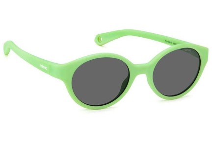 Zonnebril Polaroid Junior PLDK007/S 1ED/M9 Polarized Ovaal Groen