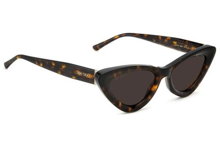 Zonnebril Jimmy Choo ADDY/S 086/70 Cat Eye Havana