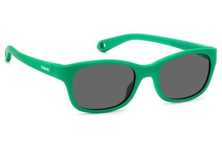 Zonnebril Polaroid Junior PLDK006/S 1ED/M9 Polarized Rechthoekige Groen