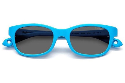 Zonnebril Polaroid Junior PLDK006/S MVU/M9 Polarized Rechthoekige Blauw