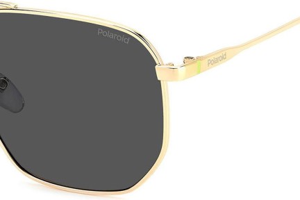 Zonnebril Polaroid PLD4141/G/S/X 2F7/M9 Polarized Vierkant Goud