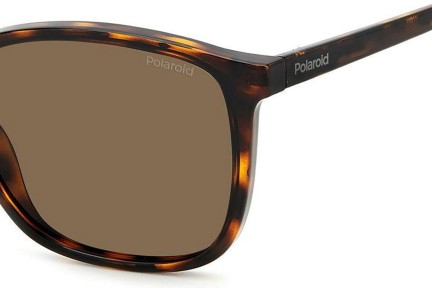 Zonnebril Polaroid PLD4139/S 086/SP Polarized Vierkant Havana