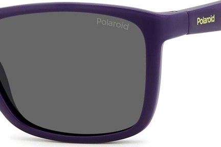 Zonnebril Polaroid Junior PLD8053/S 80Z/M9 Polarized Vierkant Paars