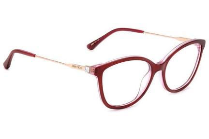 Brillen Jimmy Choo JC373 LDL Cat Eye Rood