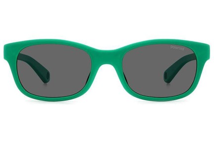 Zonnebril Polaroid Junior PLDK006/S 1ED/M9 Polarized Rechthoekige Groen