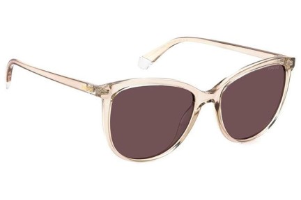 Zonnebril Polaroid PLD4138/S FWM/KL Polarized Ronde Beige