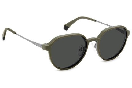 Brillen Polaroid PLD6204/CS SMF/M9 Polarized Ovaal Zilver