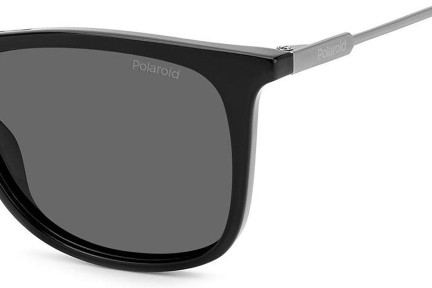 Zonnebril Polaroid PLD4145/S/X 807/M9 Polarized Vierkant Zwart