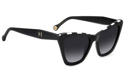 Zonnebril Carolina Herrera HER0129/S 80S/9O Cat Eye Zwart