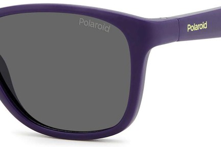 Zonnebril Polaroid Junior PLD8052/S 80Z/M9 Polarized Vierkant Paars