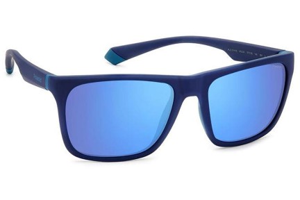 Zonnebril Polaroid PLD2141/S VGL/5X Polarized Vierkant Blauw