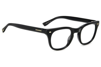 Brillen Dsquared2 D20078 807 Ronde Zwart