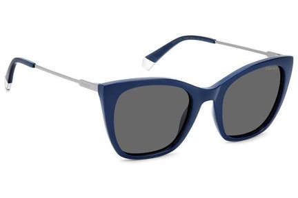 Zonnebril Polaroid PLD4144/S/X PJP/M9 Polarized Cat Eye Blauw