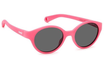 Zonnebril Polaroid Junior PLDK007/S MU1/M9 Polarized Ovaal Roze