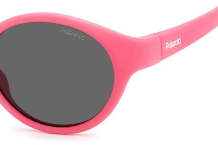 Zonnebril Polaroid Junior PLDK007/S MU1/M9 Polarized Ovaal Roze