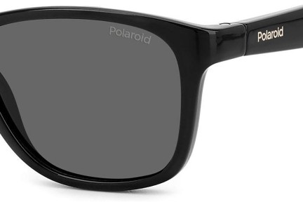 Zonnebril Polaroid Junior PLD8052/S 9HT/M9 Polarized Vierkant Zwart