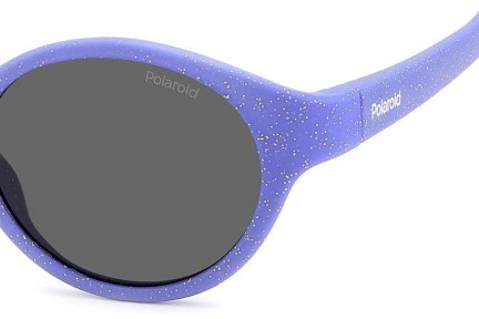 Zonnebril Polaroid Junior PLDK007/S MW2/M9 Polarized Ovaal Paars