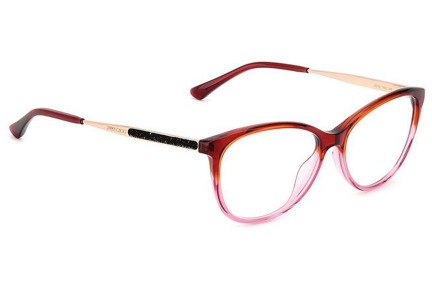 Brillen Jimmy Choo JC379 1MQ Cat Eye Rood