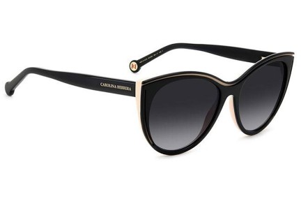 Zonnebril Carolina Herrera HER0142/S KDX/9O Ronde Zwart