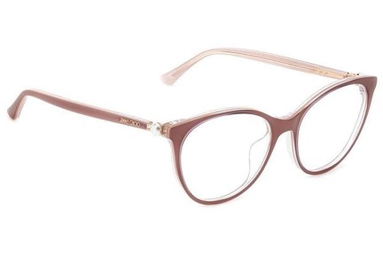 Brillen Jimmy Choo JC378/G Y9A Cat Eye Beige