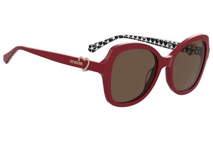 Zonnebril Love Moschino MOL059/S C9A/70 Cat Eye Rood