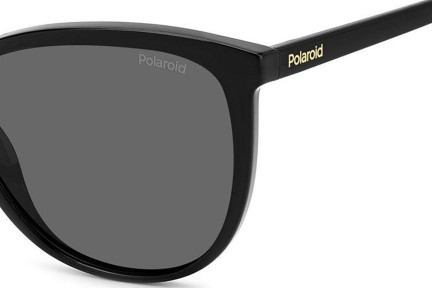 Zonnebril Polaroid PLD4138/S 807/M9 Polarized Ronde Zwart