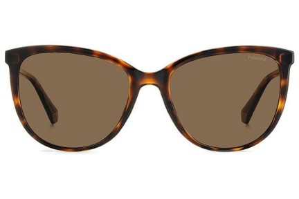 Zonnebril Polaroid PLD4138/S 086/SP Polarized Ronde Havana