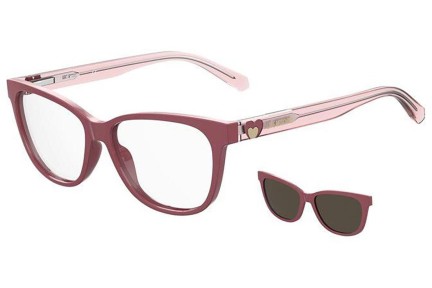 Brillen Love Moschino MOL052/CS G3I/70 Cat Eye Roze