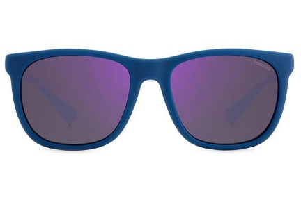 Zonnebril Polaroid PLD2140/S 802/MF Polarized Vierkant Blauw