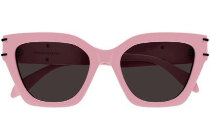 Zonnebril Alexander McQueen AM0398S 005 Vierkant Roze