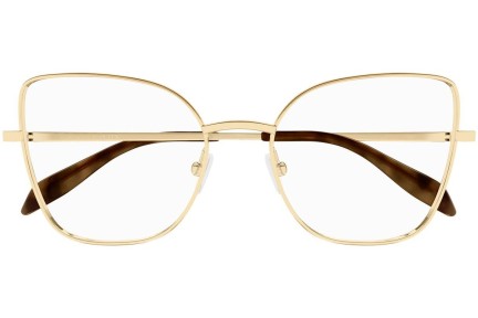 Brillen Alexander McQueen AM0416O 001 Cat Eye Goud