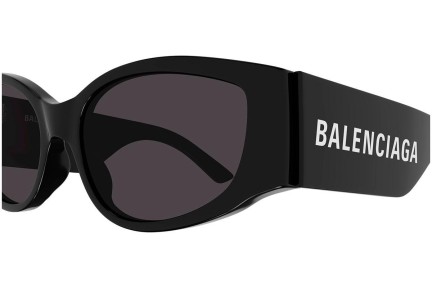 Zonnebril Balenciaga BB0258S 001 Rechthoekige Zwart