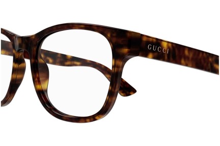 Brillen Gucci GG1344O 006 Rechthoekige Havana