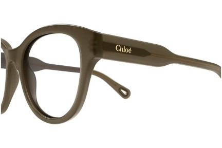 Brillen Chloe CH0163O 008 Ronde Groen