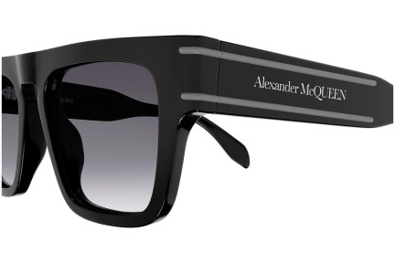 Zonnebril Alexander McQueen AM0397S 001 Vierkant Zwart